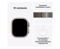 APPLE Watch Ultra 3 GPS + Cellular 49mm Naturalny/Bransoleta mediolańska - rozmiar M - 1362455 - zdjęcie 7